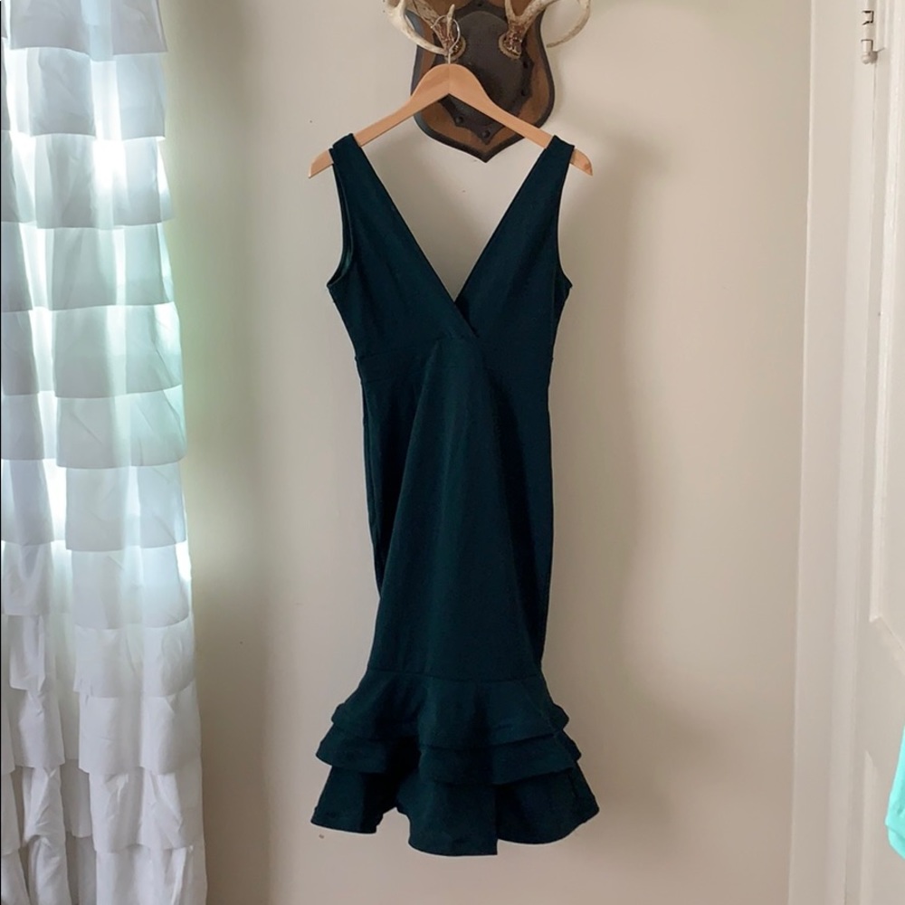 Brand new Forrest green midi dress
